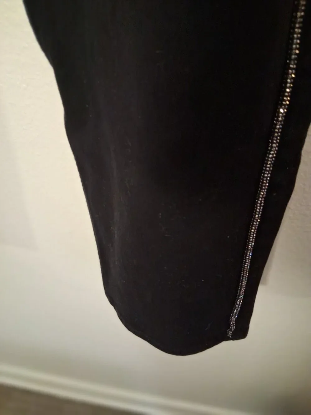 White House Black Market Women's High Rise Embellished Trim Straight Jeans SZ 16
